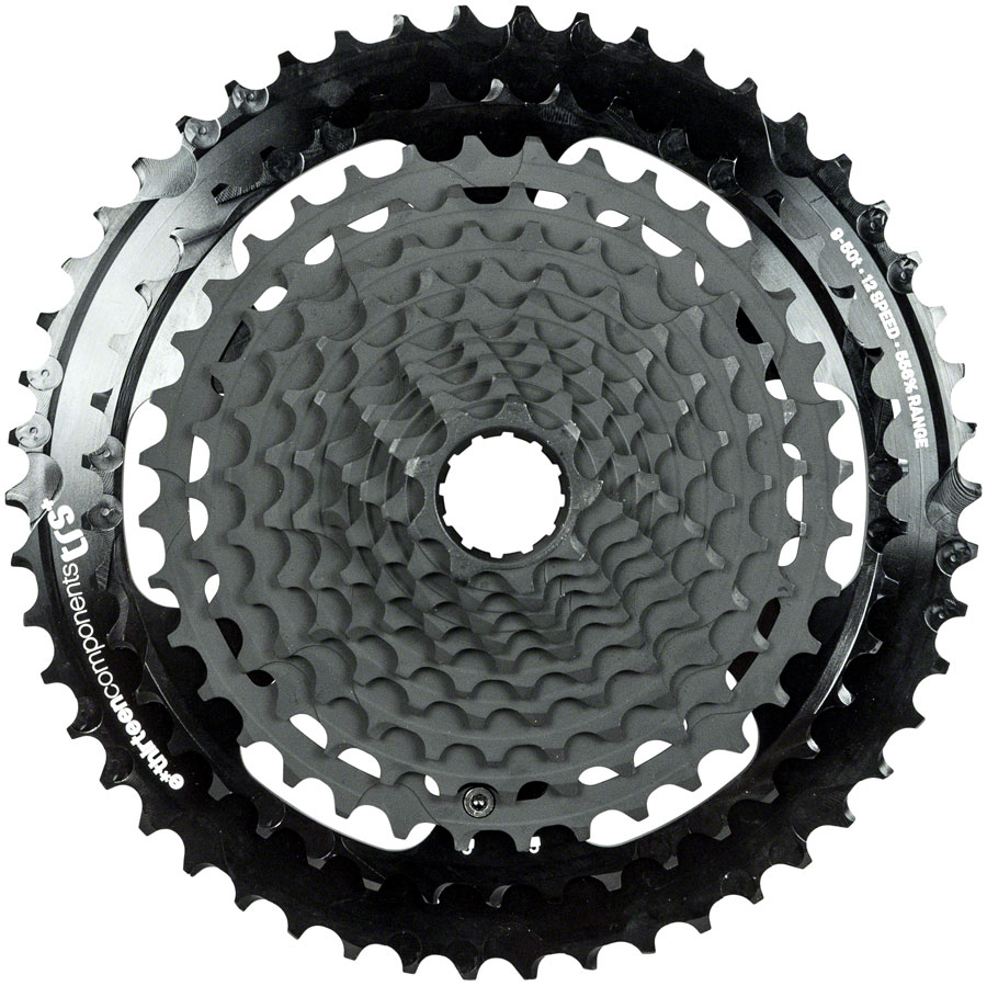 e*thirteen TRS Plus Cassette - 12 Speed, 9-46t, Black, For XD Driver Body






