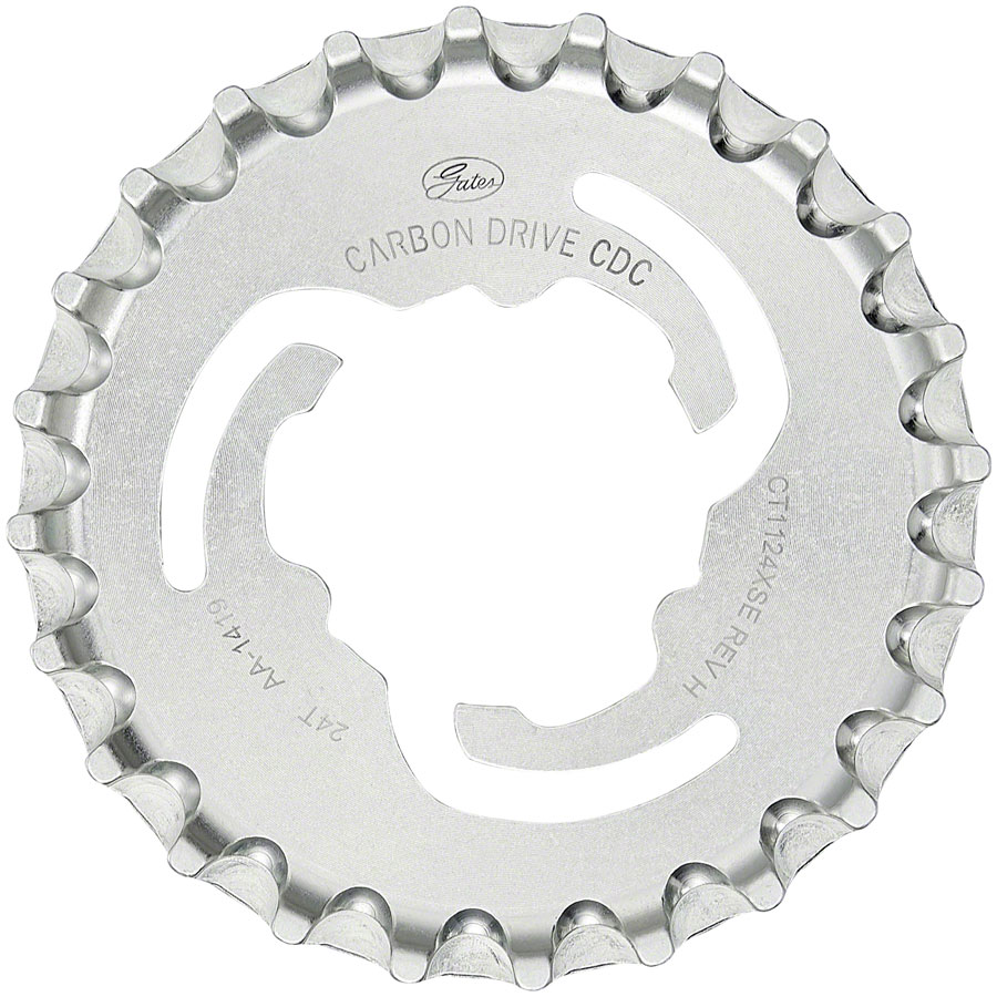 Gates Carbon Drive CDC CenterTrack Rear Sprocket for Enviolo 24t, Silver
