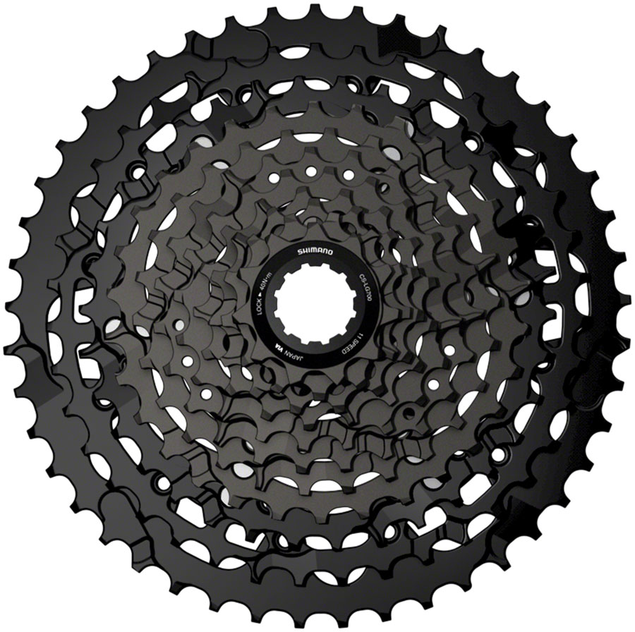 Shimano CUES CS-LG700-11 Cassette - 11-Speed, 11-45t, LINKGLIDE, Black