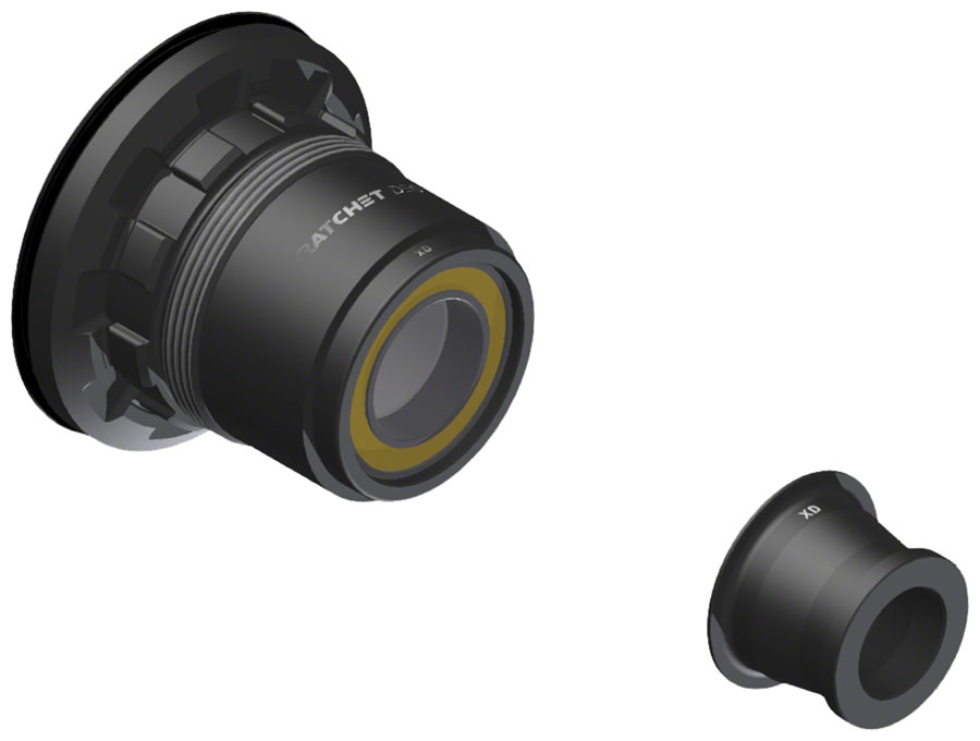 DT Swiss Ratchet DEG Freehub Body - SRAM XD, Light, Aluminum, Ceramic Ball Bearing, w/ End Cap, 12 x 148 mm