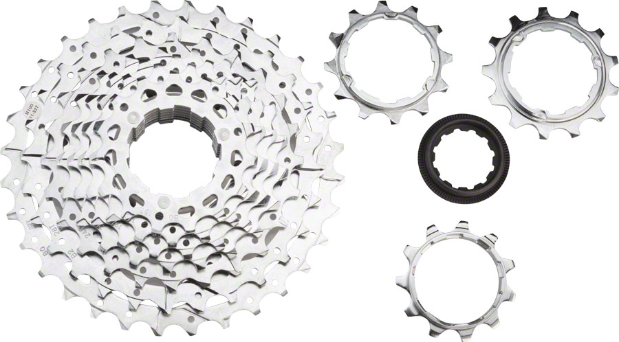 microSHIFT H10 Cassette - 10 Speed, 11-32t, Silver, Chrome Plated 