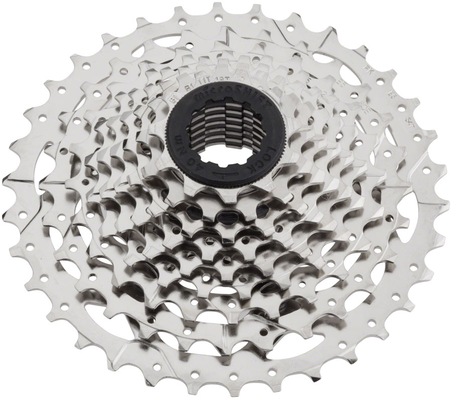 microSHIFT H09 Cassette - 9 Speed, 11-25t, Silver, Nickel Plated 