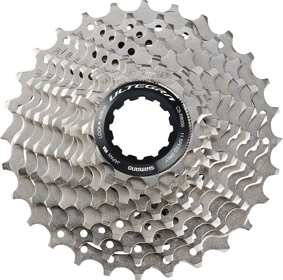 Shimano Ultegra CS-R8000 Cassette - 11 Speed, 11-25t, Silver