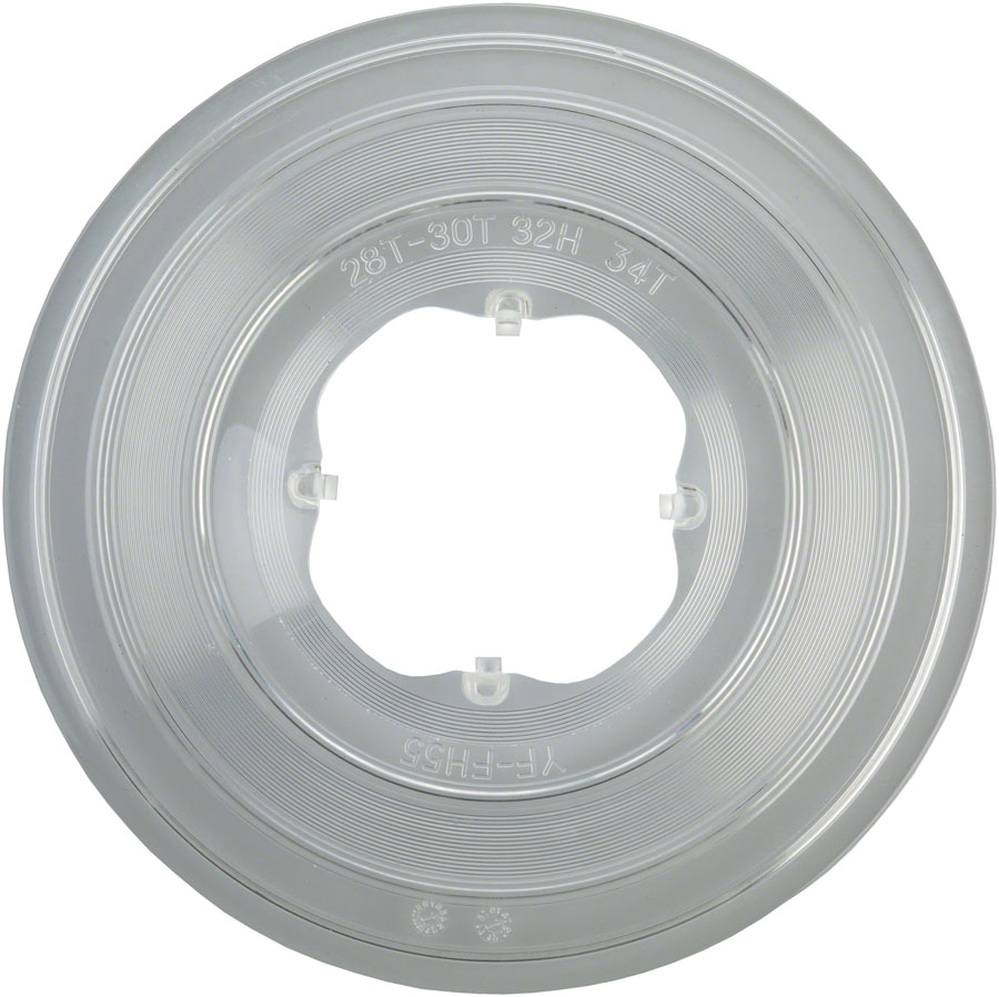 Dimension Freehub Spoke Protector 28-34 Tooth, 4 Hook, 32 Hole Clear Plastic