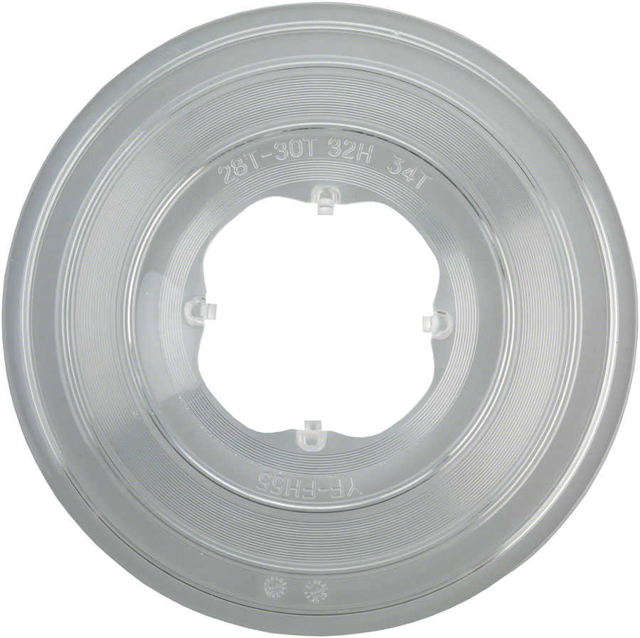 Dimension Freehub Spoke Protector 28-34 Tooth, 4 Hook, 32 Hole Clear Plastic






