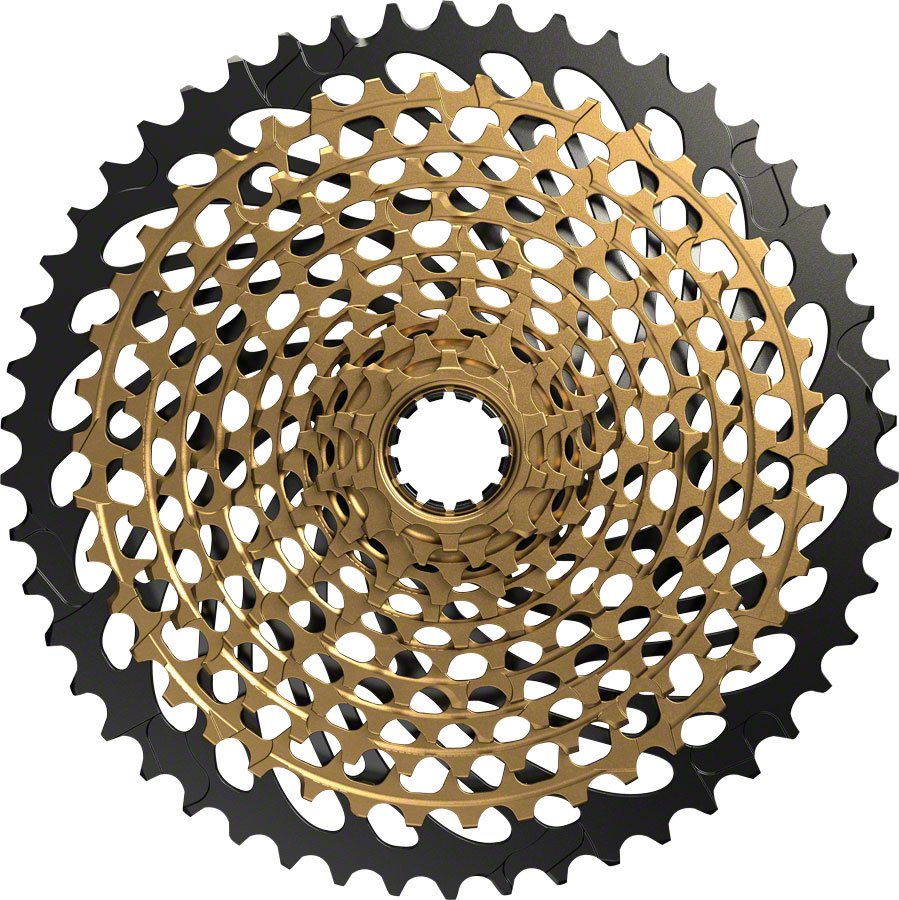 SRAM XX1 Eagle XG-1299 Cassette - 12 Speed, 10-50t, Gold/Black, For XD Driver Body






