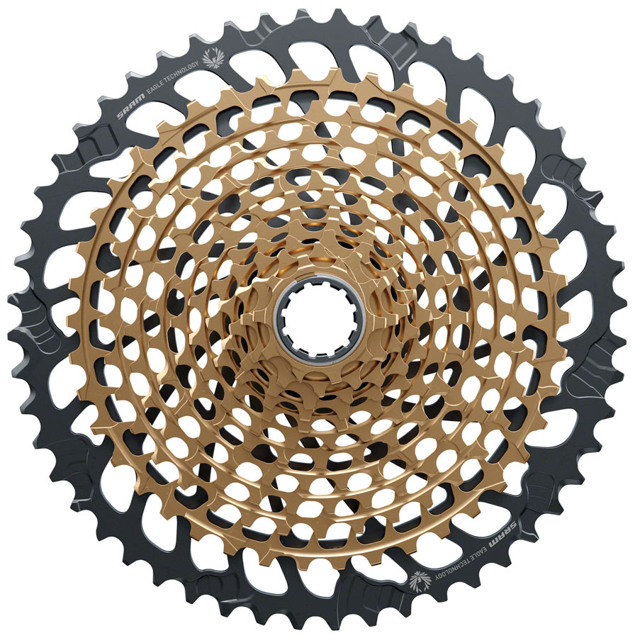 SRAM XX1 Eagle XG-1299 Cassette - 12-Speed, 10-52t, Gold, For XD Driver Body






