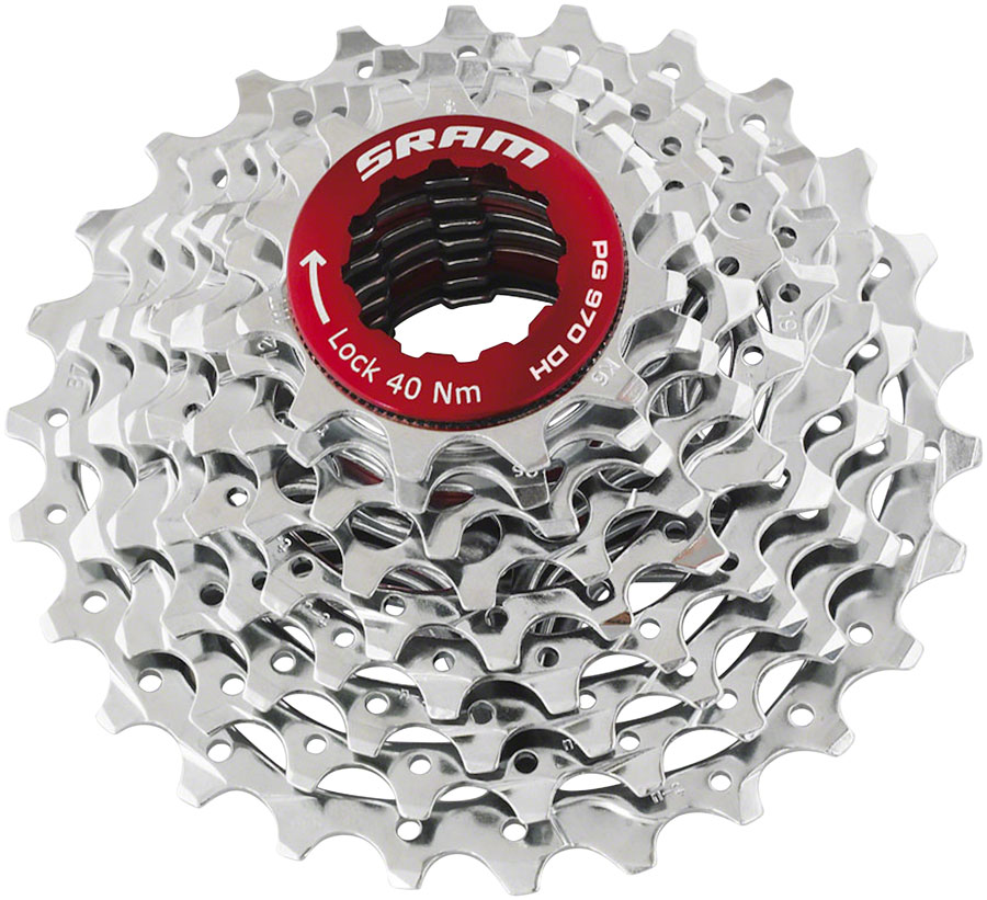 SRAM PG-970 Cassette - 9 Speed, 12-26t, Silver | Bikeparts.Com