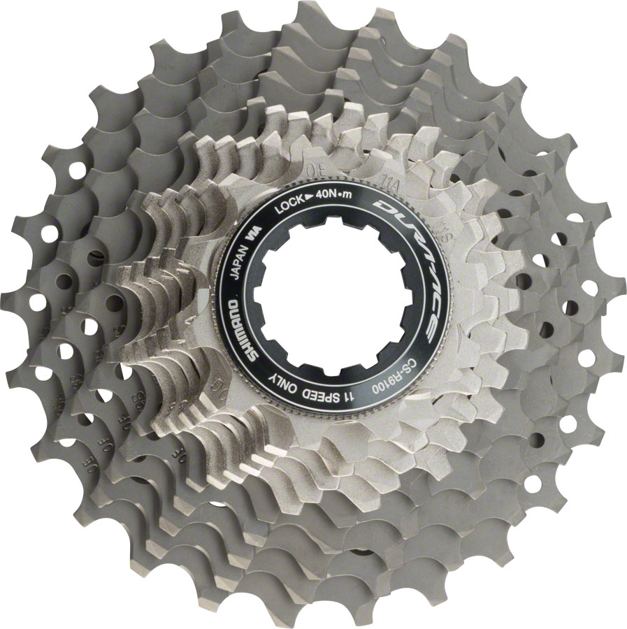 Shimano Dura Ace CS-R9100 Cassette - 11 Speed, 11-25t, Silver/Gray