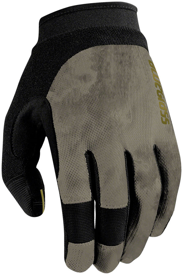 Bluegrass React Gloves - Gray, Full Finger, Large 