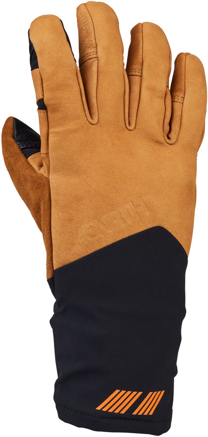 45NRTH 2024 Sturmfist 5 LTR Leather Gloves - Tan/Black, Full Finger, Small