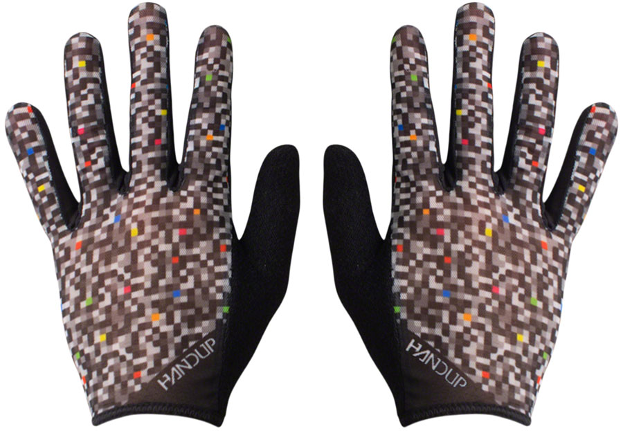 Handup Vented Gloves - Pixelated, Full Finger, Small 