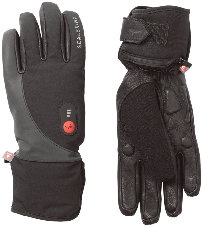 SealSkinz Upwell Heated Gloves - Black, Medium