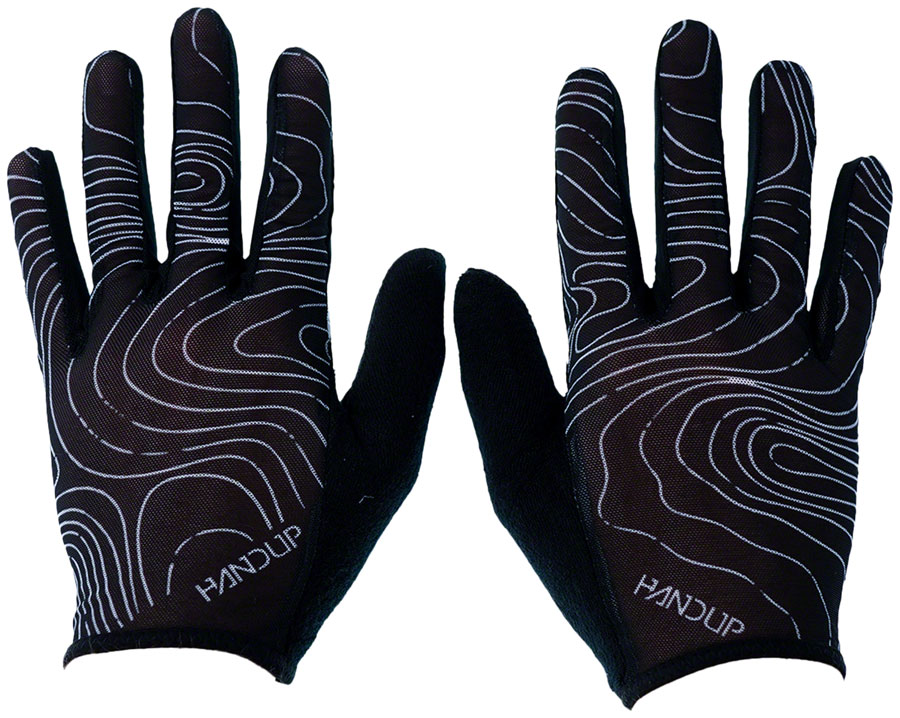 Handup Vented Gloves - Topo Map Black XXL
