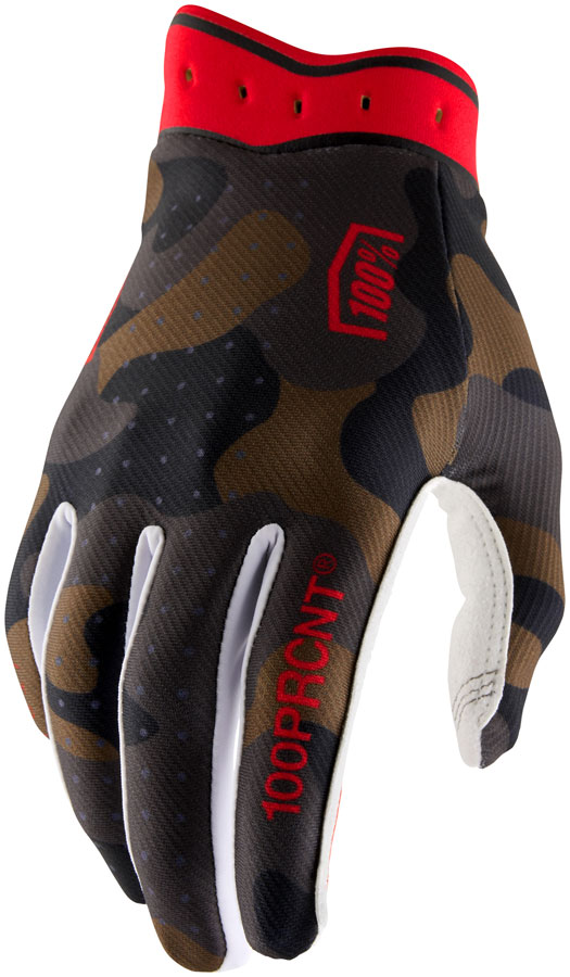 100% Itrack Gloves - Camo, Large