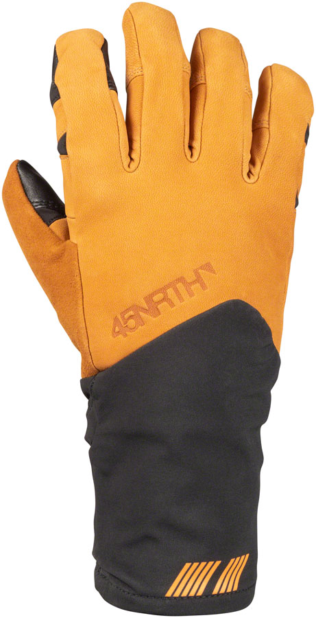 45NRTH 2023 Sturmfist 5 LTR Leather Gloves - Tan/Black, Full Finger, 2X-Large 