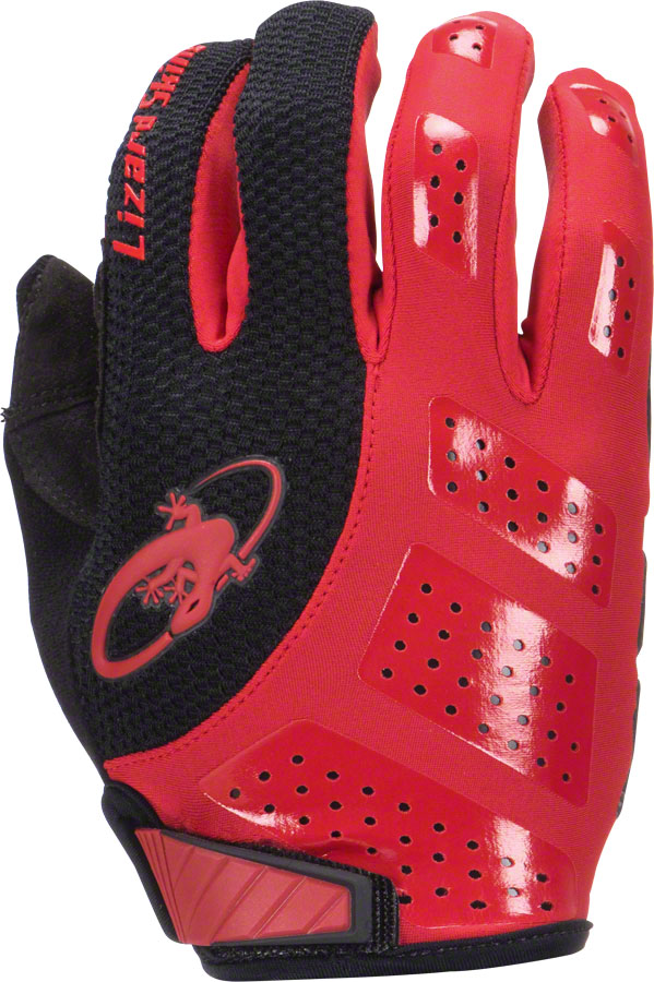 Lizard Skins Monitor SL Gel Gloves - Red/Black, Full Finger, Small 