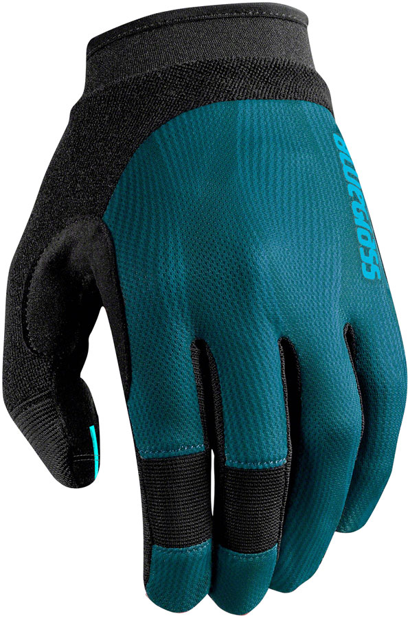 Bluegrass React Gloves - Blue, Full Finger, Small 