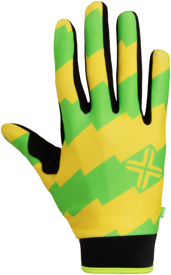 FUSE Chroma Gloves - Campos, Full Finger, Green/Yellow, X-Large 