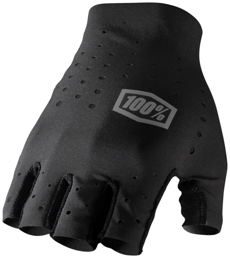 100% Sling Gloves - Black, Full Finger, Women's, Large 