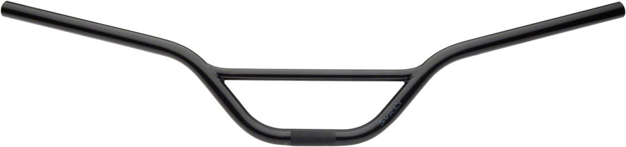 Surly Sunset Bar Handlebar - 22.2mm Clamp, 820mm Width, 110mm Rise, Chromoly, Black 