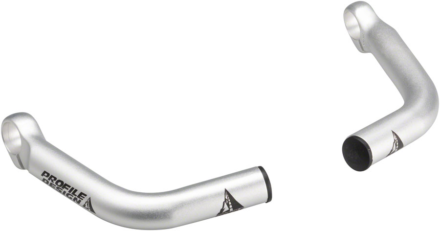 Profile Design Boxer Bar Ends: Silver






