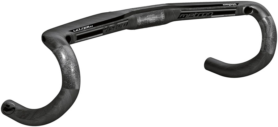 Vision Metron Aero Handlebar, 31.8mm Clamp Diameter, 380mm Width, +10 Rise, ACR Internal Routing Compatible  Carbon