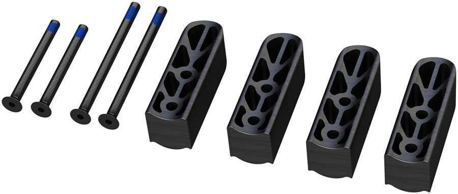 Vision Stack Spacer Kit, For Team Clip-on Aero Bars, Stack Height Adjustment  Alloy