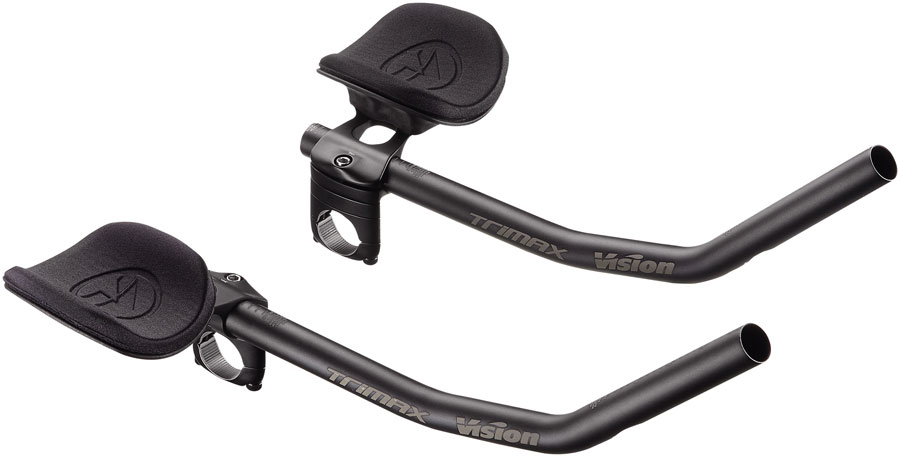 Vision TriMax Alloy Clip-ons, 210360mm Extension Range, J-Bend Shape, Aero Bar Add-on  Alloy