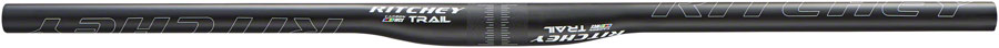 Ritchey WCS Carbon Trail Flat Handlebar - Carbon, 740mm, +/- 5mm Rise, 31.8mm, 9 Deg, UD Carbon 