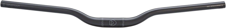 MSW Mountain Handlebar: 35mm Rise, 31.8, 720mm wide, Black
