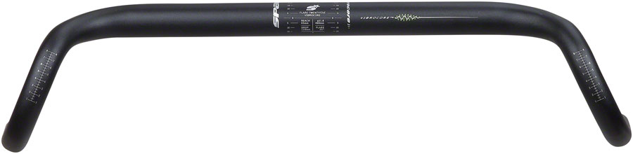 Spank Flare 25 Drop Handlebar - Aluminum, 31.8mm, 44cm, Black