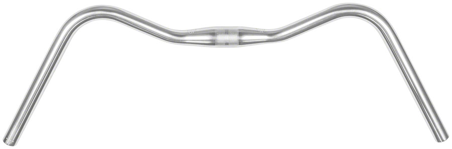 Velo Orange Granola Handlebar - 31.8, 60 degree Sweep, 30mm Rise, 650mm width, Silver