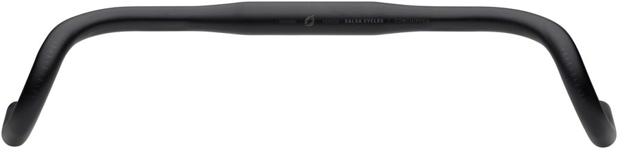 Salsa Cowchipper Drop Handlebar - 31.8mm Clamp, 50cm Width, Aluminum, Black 