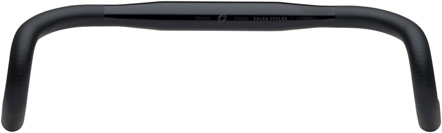 Salsa Cowbell Deluxe Drop Handlebar - Aluminum, 31.8mm, 42cm, Black 