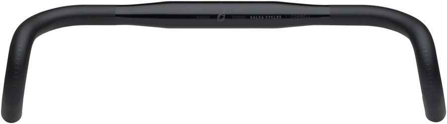 Salsa Cowbell Deluxe Drop Handlebar - Aluminum, 31.8mm, 46cm, Black 