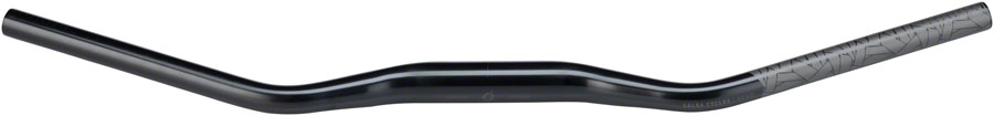 Salsa Bend Deluxe Handlebar - 24 Degree Sweep, 31.8mm Clamp, 710mm Width, Aluminum, Black
