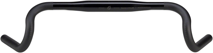 Salsa Woodchipper Deluxe Drop Handlebar - Aluminum, 31.8mm, 42cm, Black 