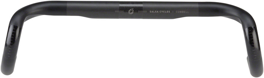 Salsa Cowbell Carbon Drop Handlebar - 31.8mm Clamp, 38cm Width, Carbon, Black 