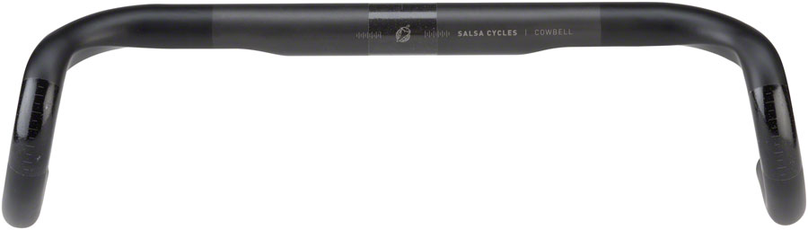 Salsa Cowbell Carbon Drop Handlebar - 31.8mm Clamp, 42cm Width, Carbon, Black 