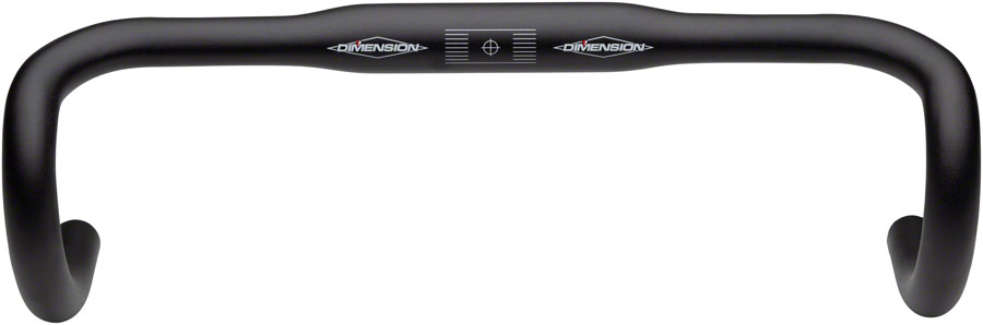 Dimension Flat Top Shallow Drop Handlebar Aluminum 31.8mm 38cm