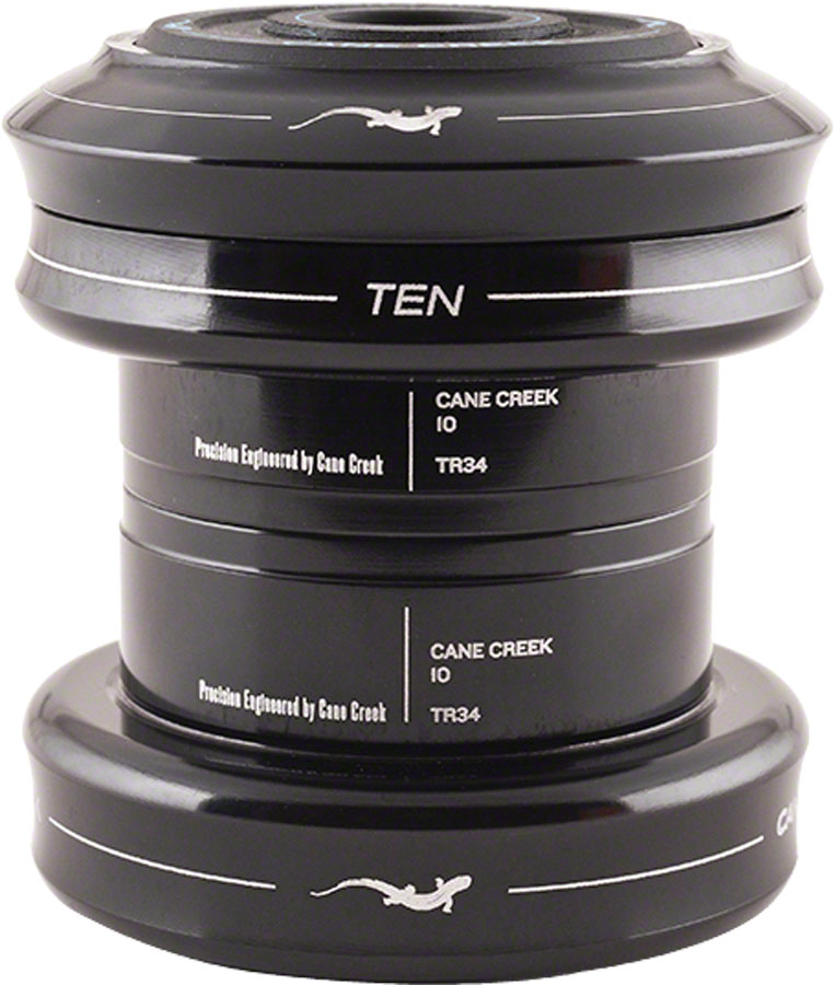 Cane Creek 10 Series Complete Headset, EC34/28.6mm Upper and EC34/30.0mm Lower, Black







