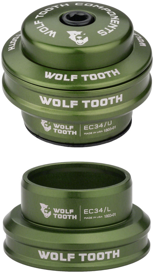 Wolf Tooth Premium Headset - EC34/EC34, Olive 