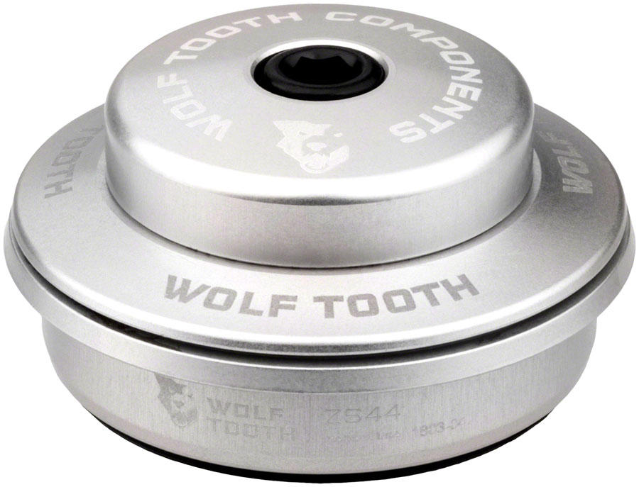 Wolf Tooth Premium Headset - ZS44/28.6 Upper, 6mm Stack, Raw Silver 