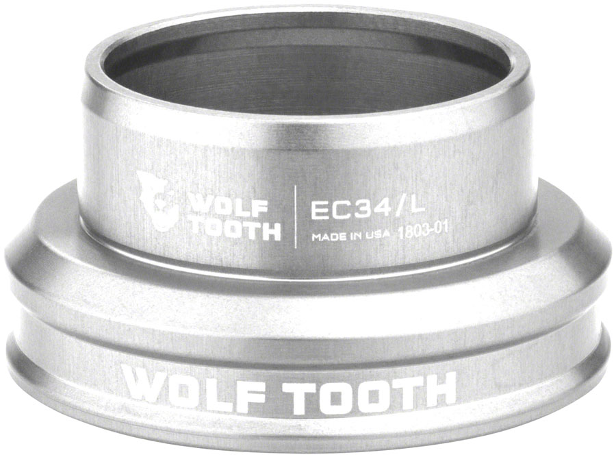 Wolf Tooth Performance Headset - EC34/30 Lower, Raw Silver 