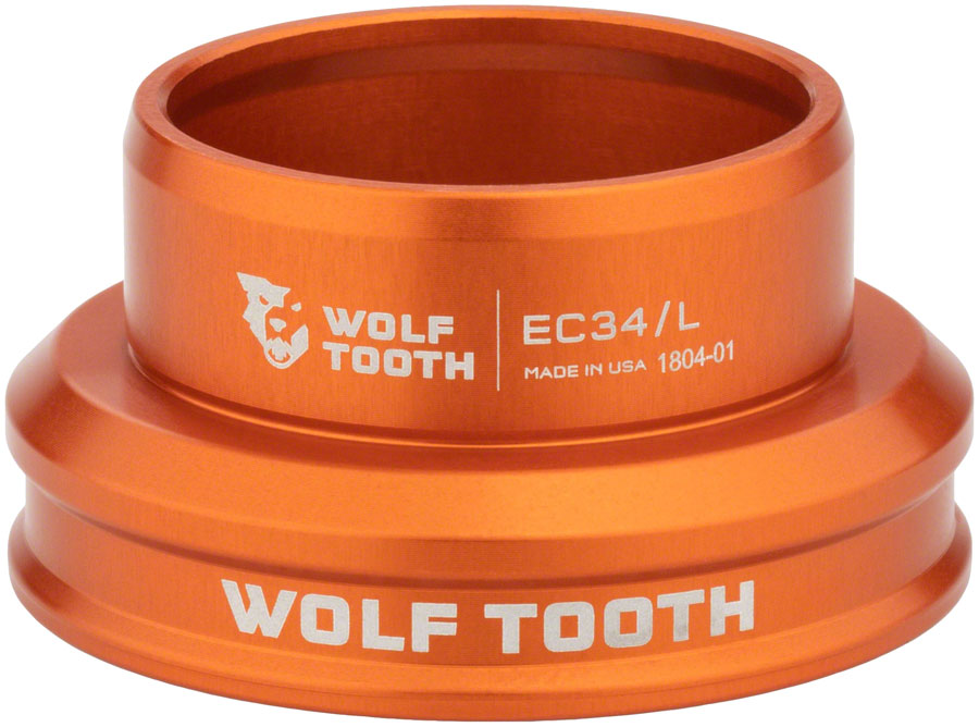 Wolf Tooth Premium Headset - EC34/30 Lower, Orange 