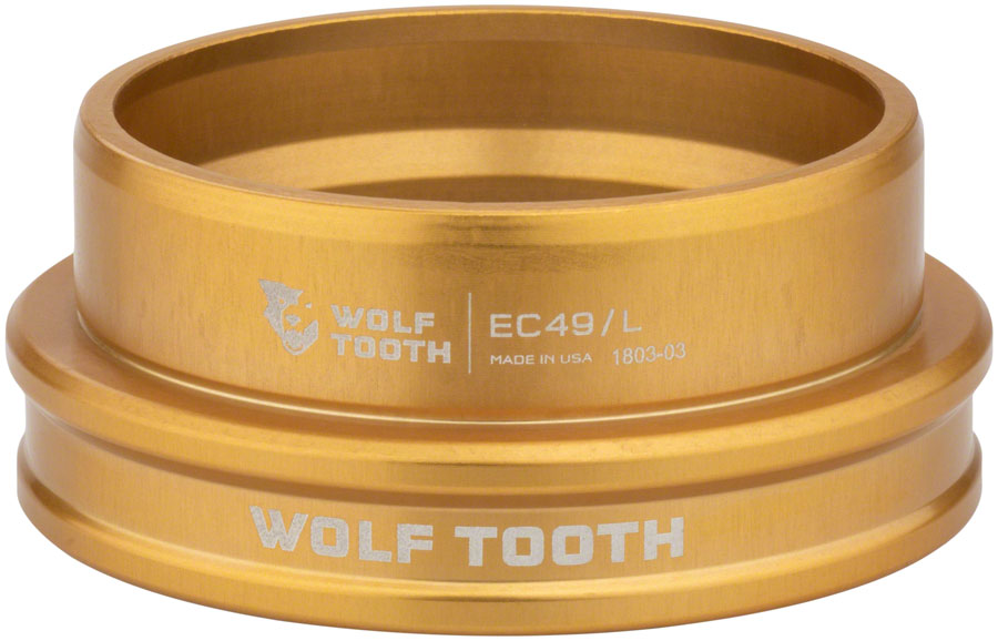Wolf Tooth Premium Headset - EC49/40 Lower, Gold 
