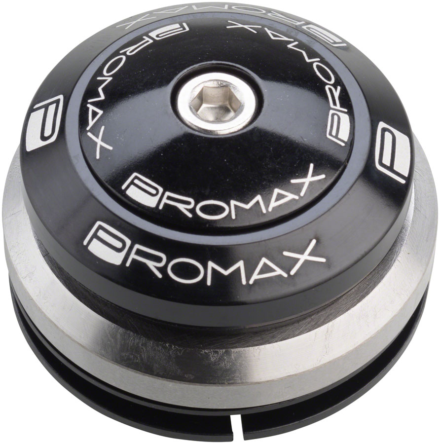 Promax IG-45 Alloy Sealed Integrated Tapered 1-1/8 Top, 1.5" Bottom Headset Includes 1-1/8" Fork Race Black 
