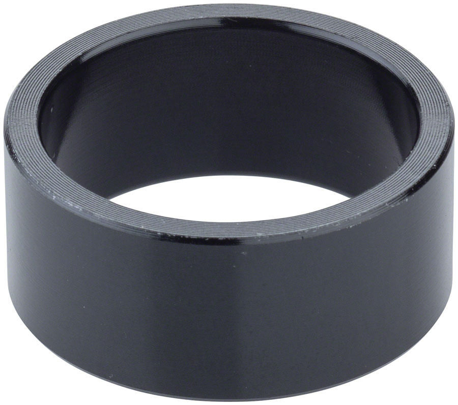Problem Solvers Headset Stack Spacer - 28.6, 15mm, Aluminum, Black, Sold Each 