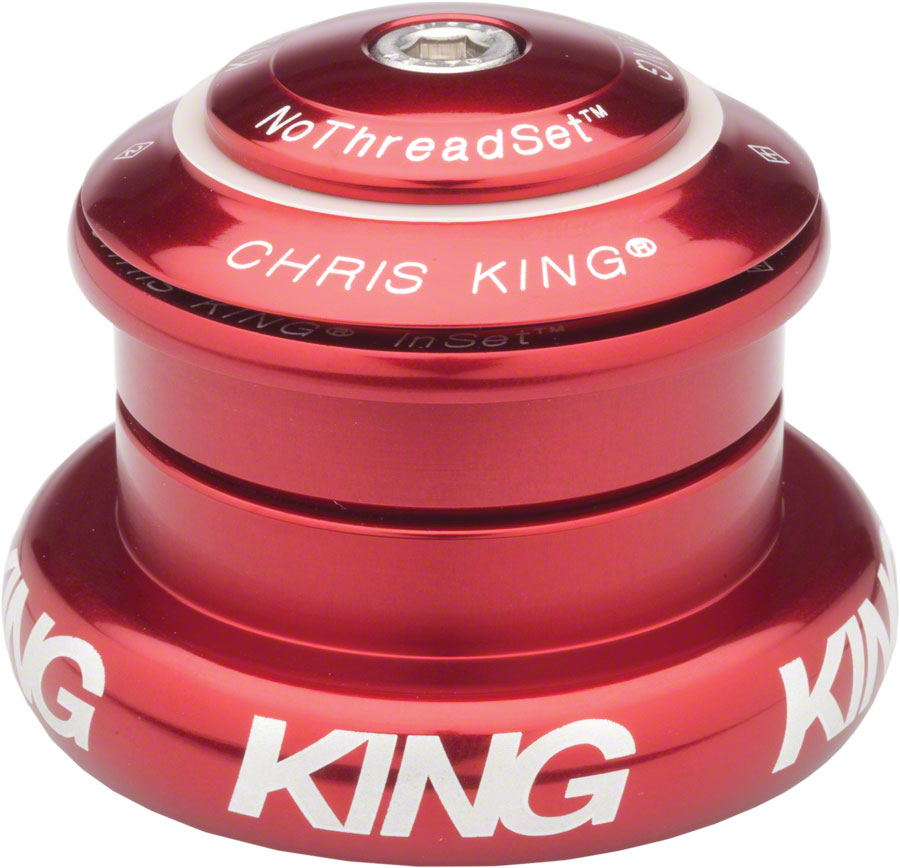 Chris King InSet i7 Headset - 1-1/8 - 1.5", 44/44mm, Red 